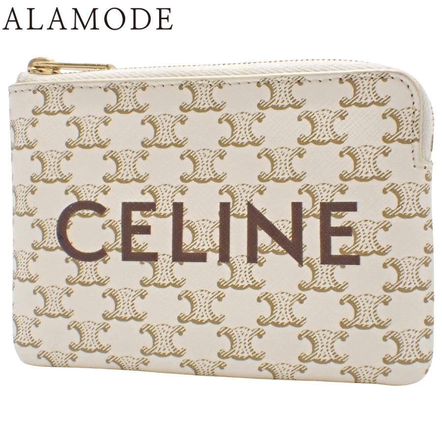 CELINE（セリーヌ） キーリング付き コインケース ロゴ ミニ財布 