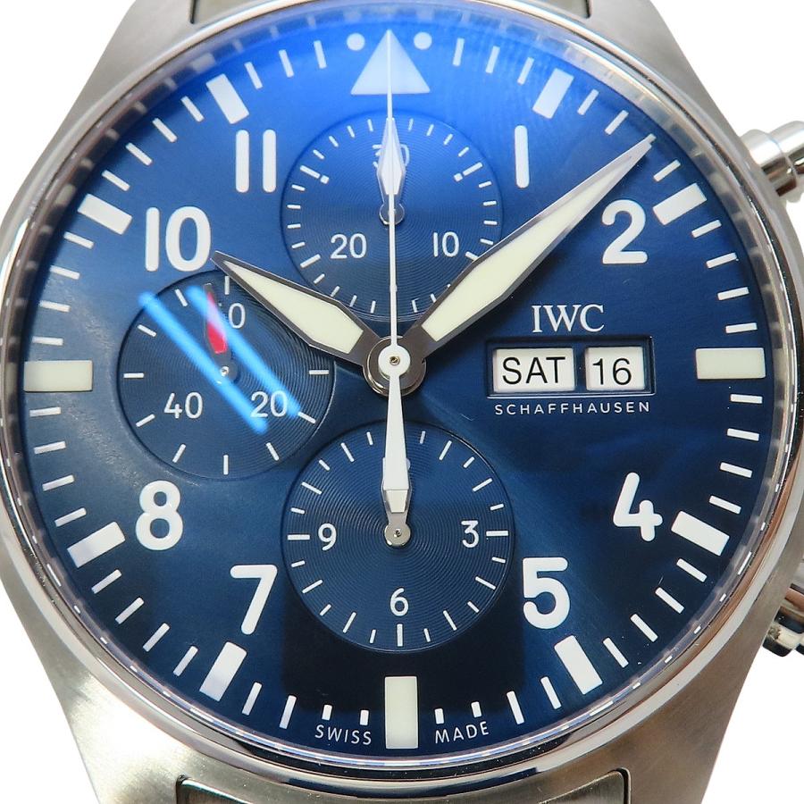 【保証書付】IWC パイロットウォッチ プティ プランス  IW377717 SS ブルー 自動巻き メンズ 40802180440【中古】【アラモード】 | IWC SCHAFFHAUSEN | 02