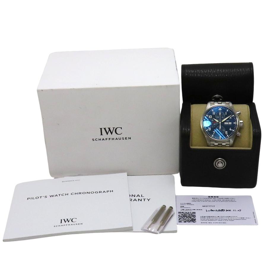 【保証書付】IWC パイロットウォッチ プティ プランス  IW377717 SS ブルー 自動巻き メンズ 40802180440【中古】【アラモード】 | IWC SCHAFFHAUSEN | 05