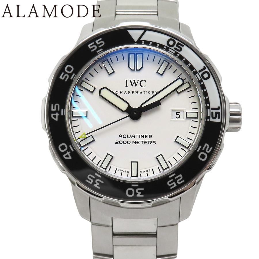 【保証書付】IWC アクアタイマー オートマチック2000 IW356805 SS ホワイト 自動巻き メンズ 40802180442【中古】【アラモード】 | IWC SCHAFFHAUSEN