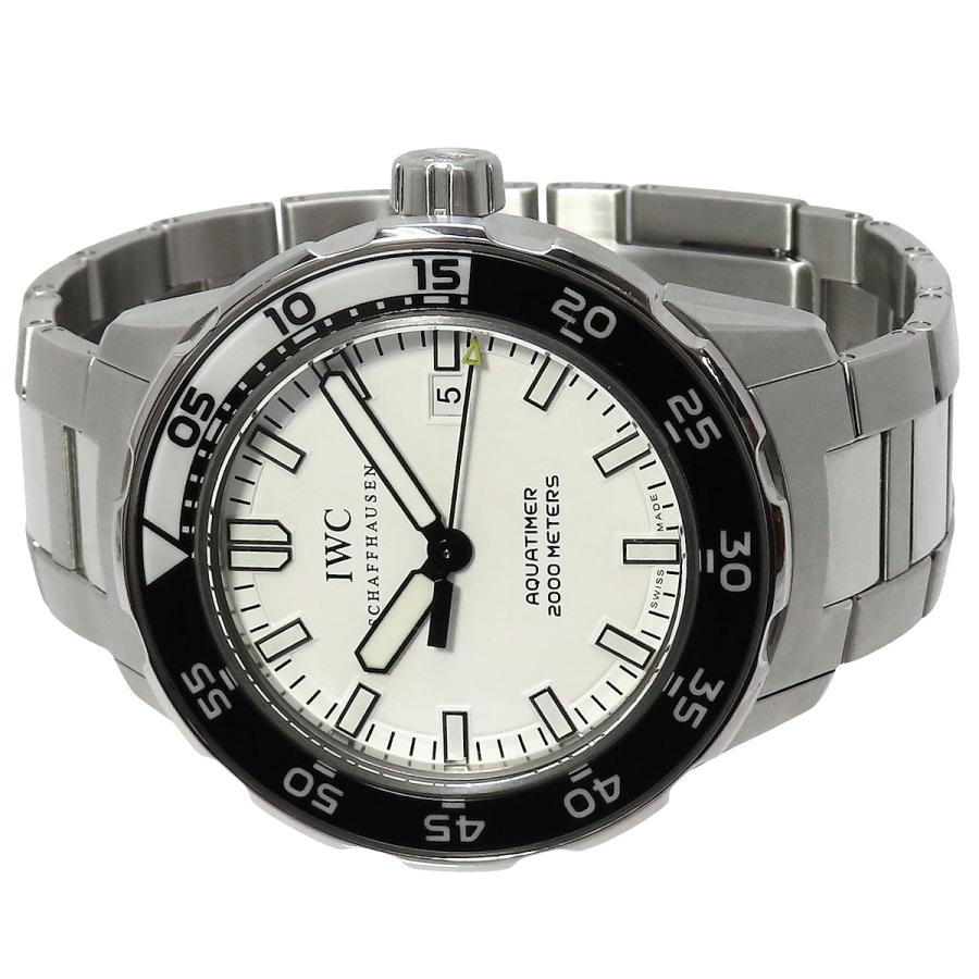【保証書付】IWC アクアタイマー オートマチック2000 IW356805 SS ホワイト 自動巻き メンズ 40802180442【中古】【アラモード】 | IWC SCHAFFHAUSEN | 01