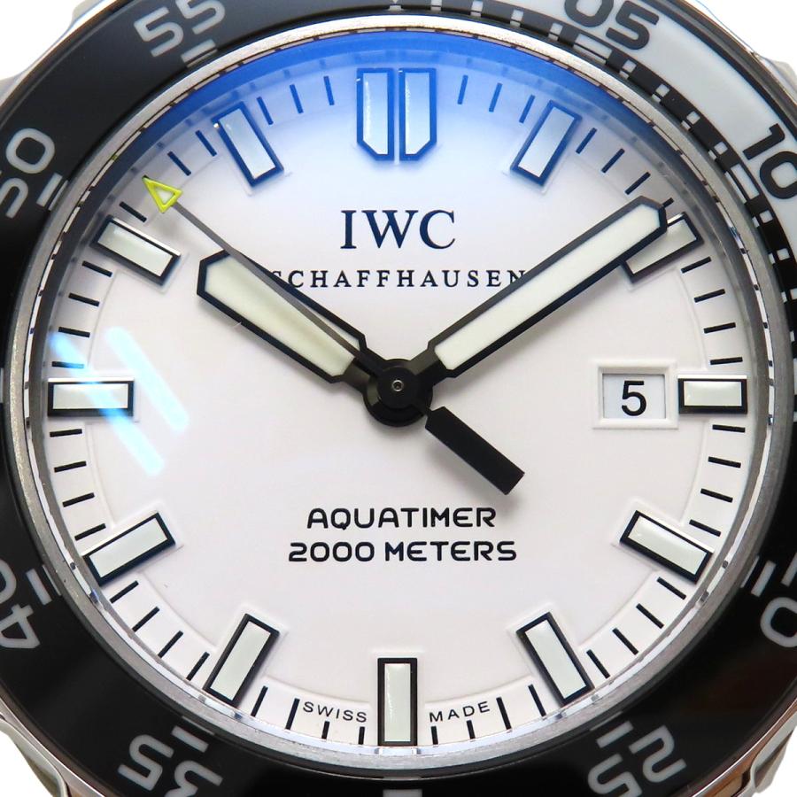 【保証書付】IWC アクアタイマー オートマチック2000 IW356805 SS ホワイト 自動巻き メンズ 40802180442【中古】【アラモード】 | IWC SCHAFFHAUSEN | 02