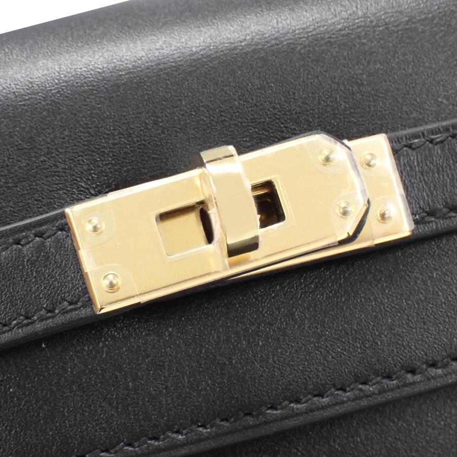 HERMES（エルメス） 【未使用】 ケリー25 (外縫い) ブラック黒