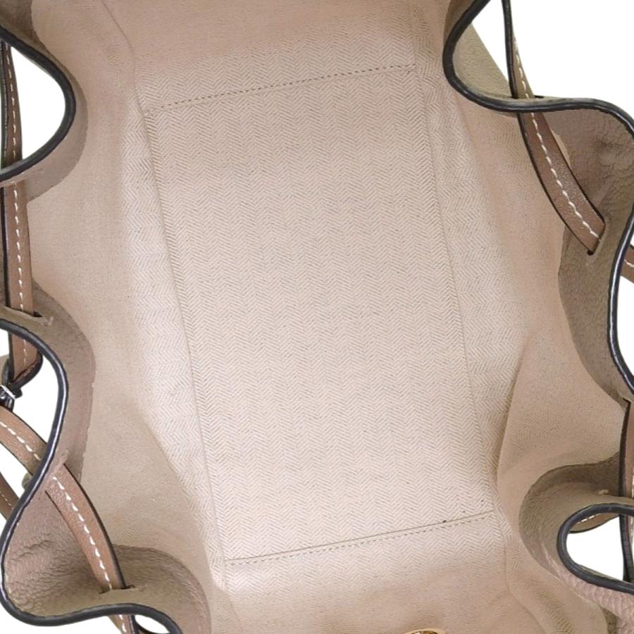 LOEWE(ロエベ) ハンモック ドローストリング スモール ショルダー カーフ ベージュ ブラウン茶 A538V07X15 40802181638【アラモード】の画像