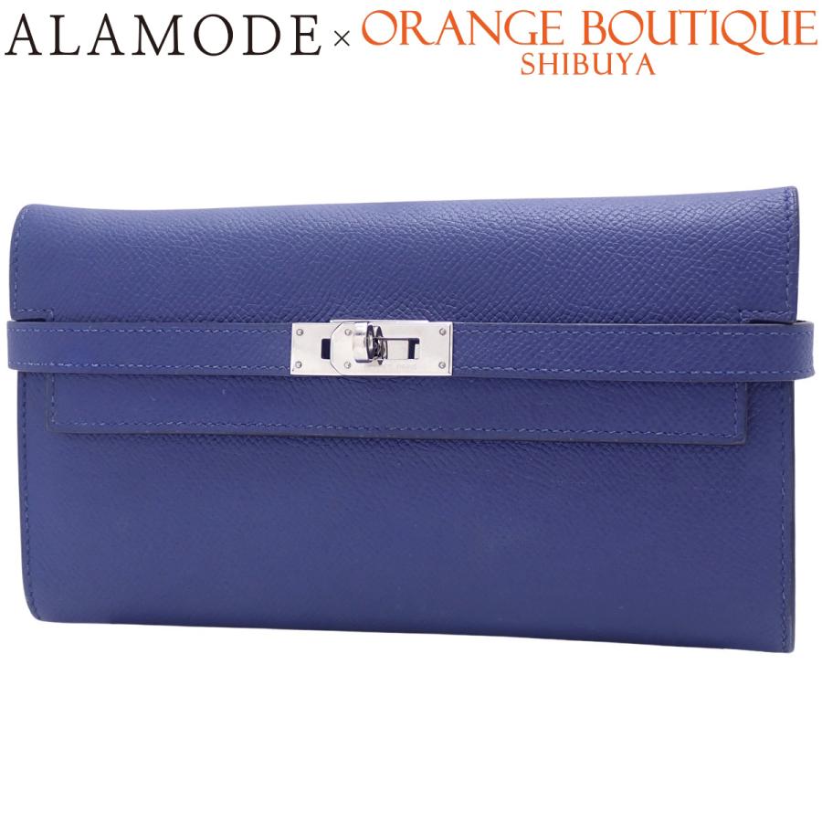 HERMES（エルメス） ケリーウォレット ロング ブルーエレクトリック