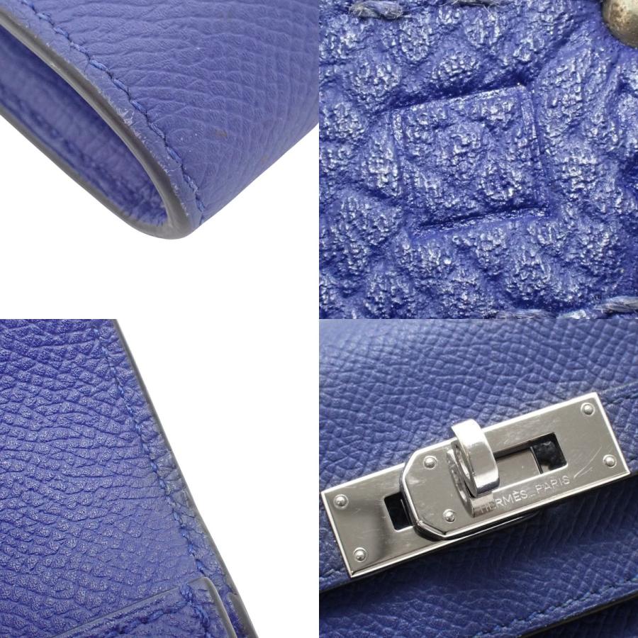 HERMES（エルメス） ケリーウォレット ロング ブルーエレクトリック