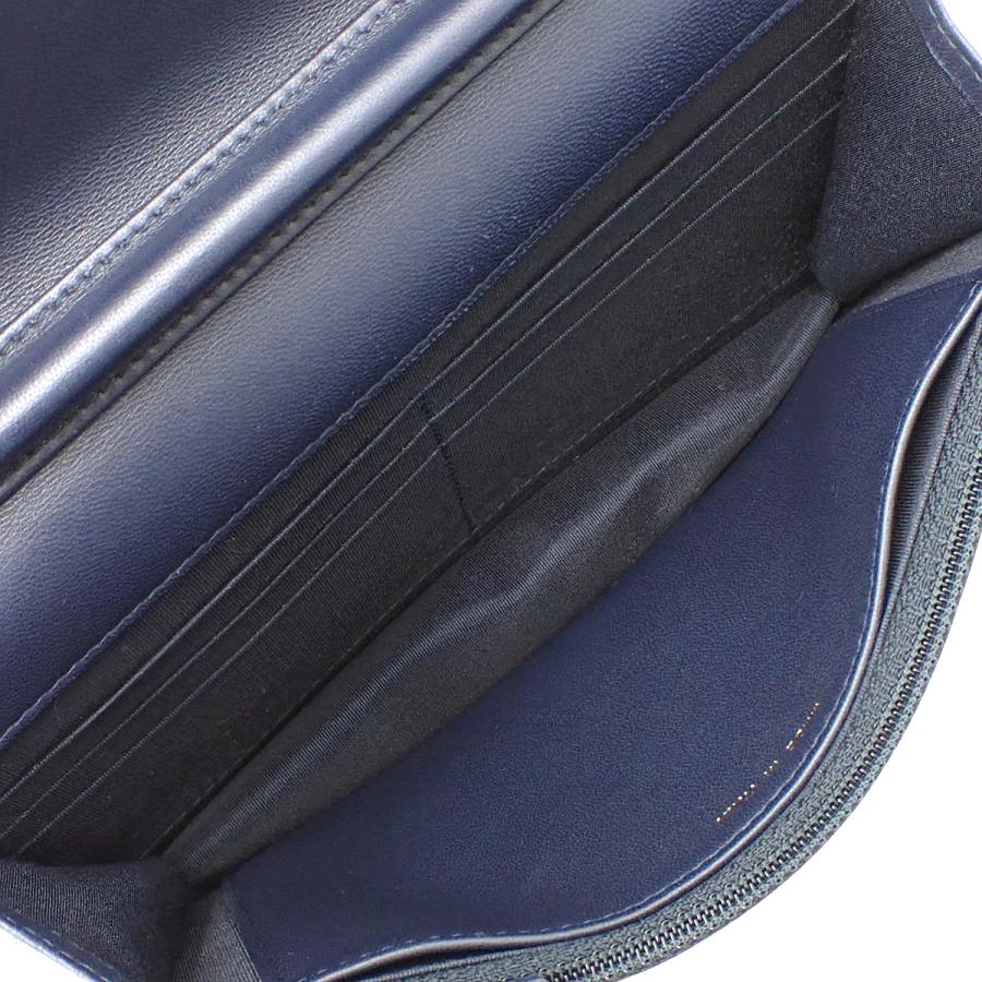 シャネル ボーイシャネル/マトラッセ チェーンウォレット ショルダーバッグ ラム ネイビー ゴールド金具 A80287 40802182507【アラモード】_5