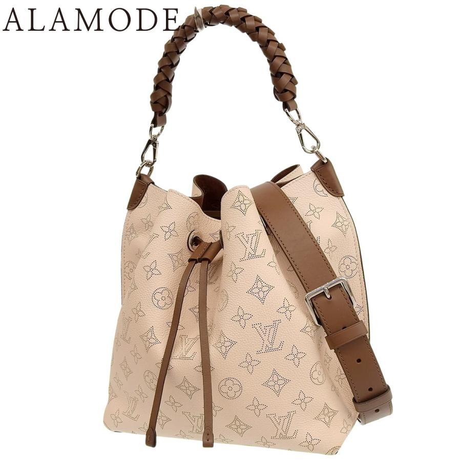 新品同様【ルイヴィトン】マヒナレザー ムリア ガレ 2way バッグ モノグラム LOUIS VUITTON（ルイ・ヴィトン） ムリア マヒナ・レザー クレーム