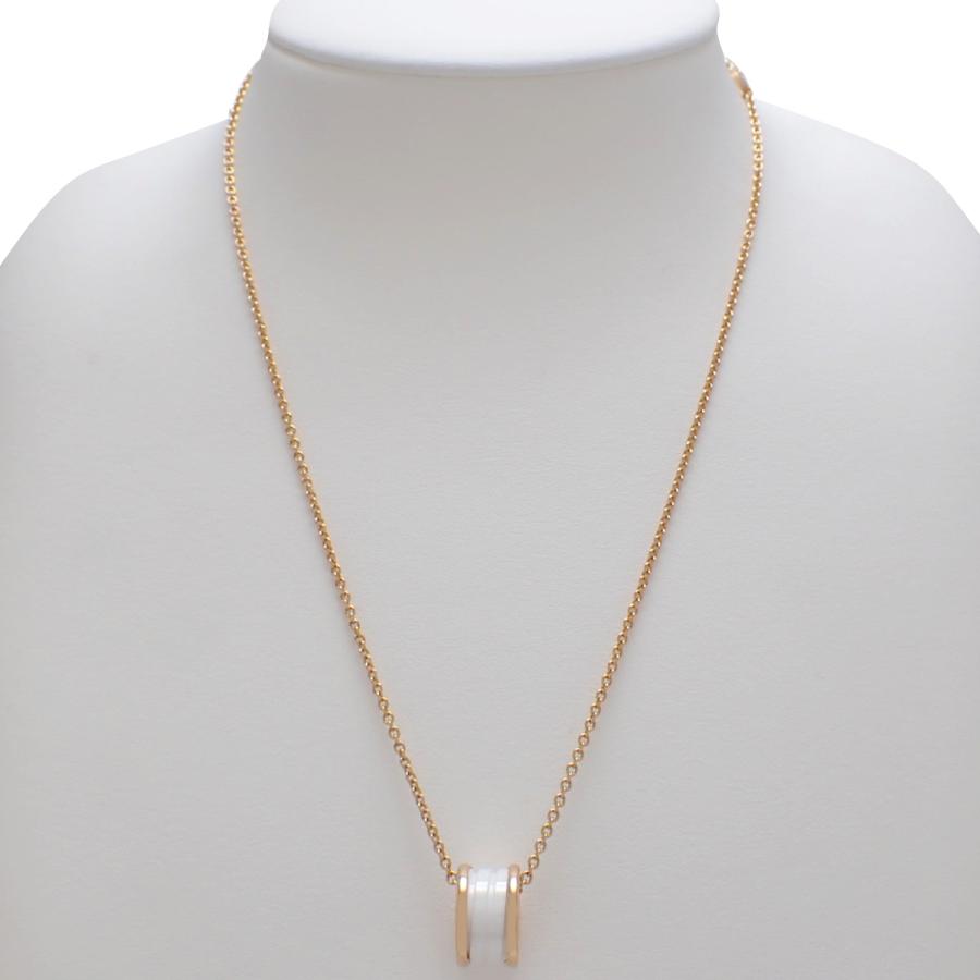 BVLGARI(ブルガリ) ビーゼロワン ネックレス 346082 ピンクゴールド K18PG ホワイトセラミック 40802183162【中古】【アラモード】 | BVLGARI | 02