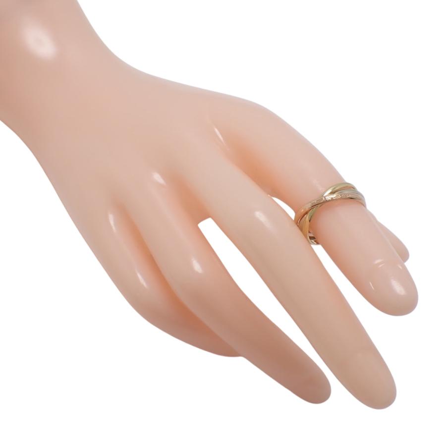 CARTIER(カルティエ) les must de Cartier トリニティ リング イエローゴールド K18 YG PG WG 3.1g 3連 9(49)号 40802183167【アラモード】 | Cartier | 01