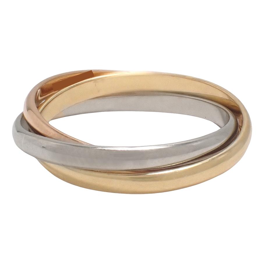 CARTIER(カルティエ) les must de Cartier トリニティ リング イエローゴールド K18 YG PG WG 3.1g 3連 9(49)号 40802183167【アラモード】 | Cartier | 02