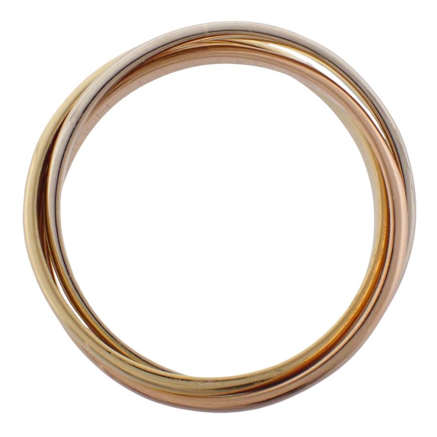 CARTIER(カルティエ) les must de Cartier トリニティ リング イエローゴールド K18 YG PG WG 3.1g 3連 9(49)号 40802183167【アラモード】 | Cartier | 03