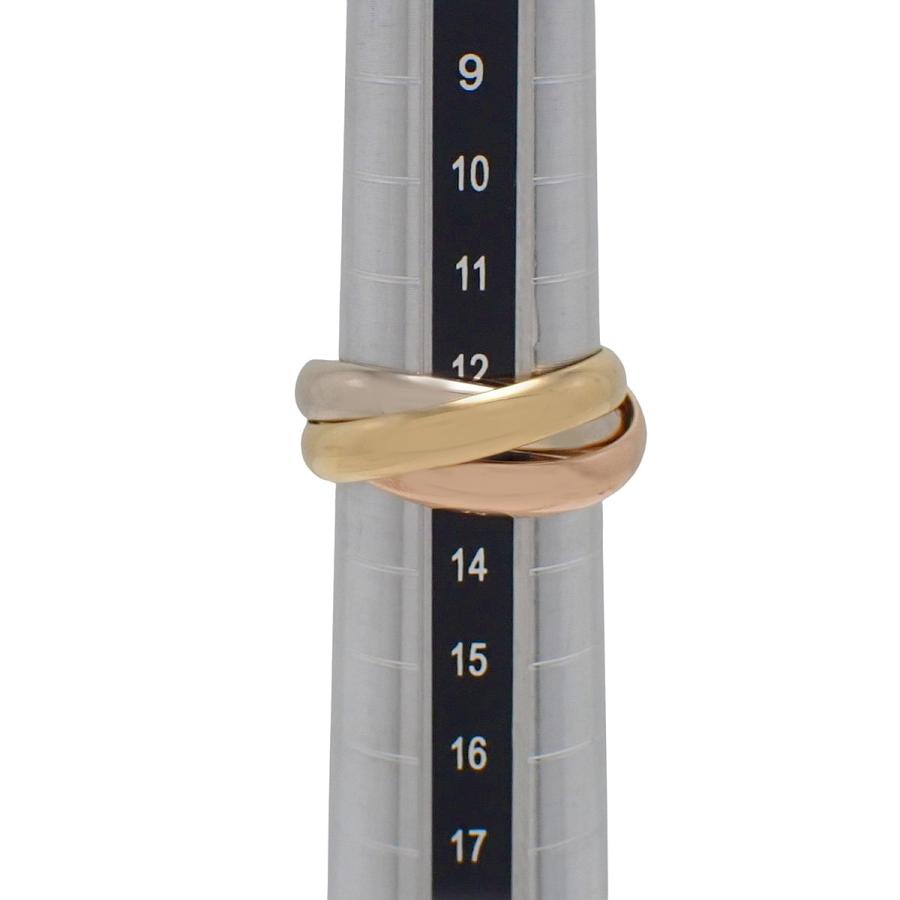 Cartier（カルティエ） トリニティ リング K18YG/PG/WG 53 指輪 3連