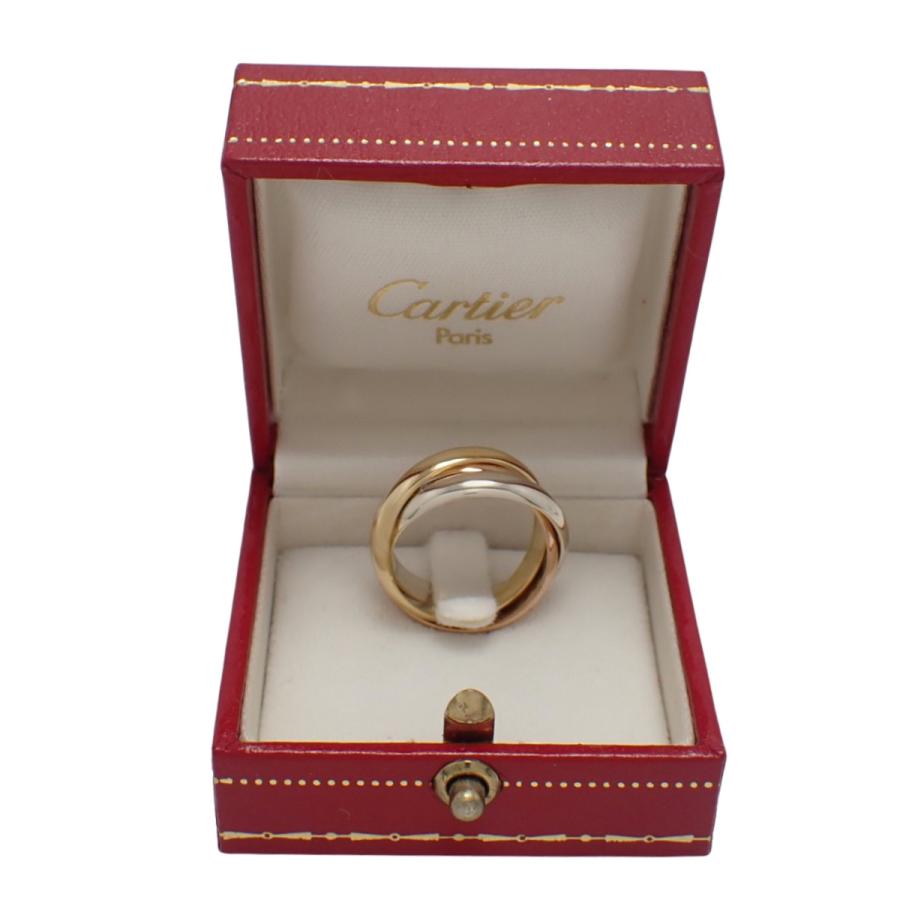 Cartier（カルティエ） トリニティ リング K18YG/PG/WG 53 指輪 3連