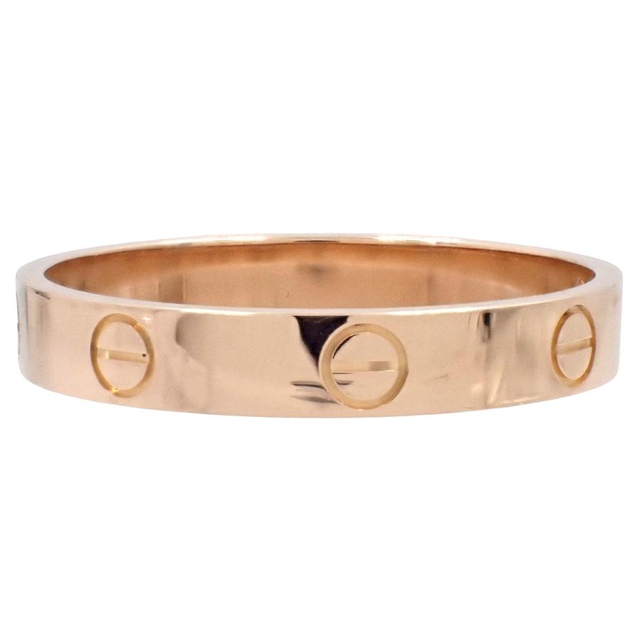 Cartier ラブリング 62 21~22号 ピンクゴールド Cartier（カルティエ） 63 LOVEリング スモールモデル B4085200 ピンク
