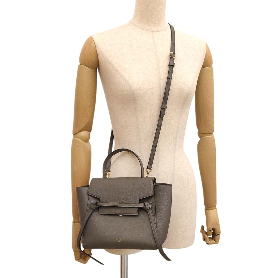 CELINE（セリーヌ） ベルトバッグ ナノ ハンドバッグ ショルダーバッグ