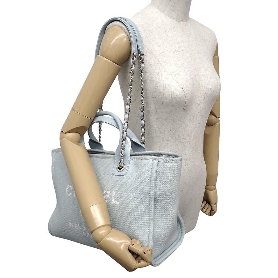 CHANEL（シャネル） ドーヴィル ショッピング バッグ トート チェーン