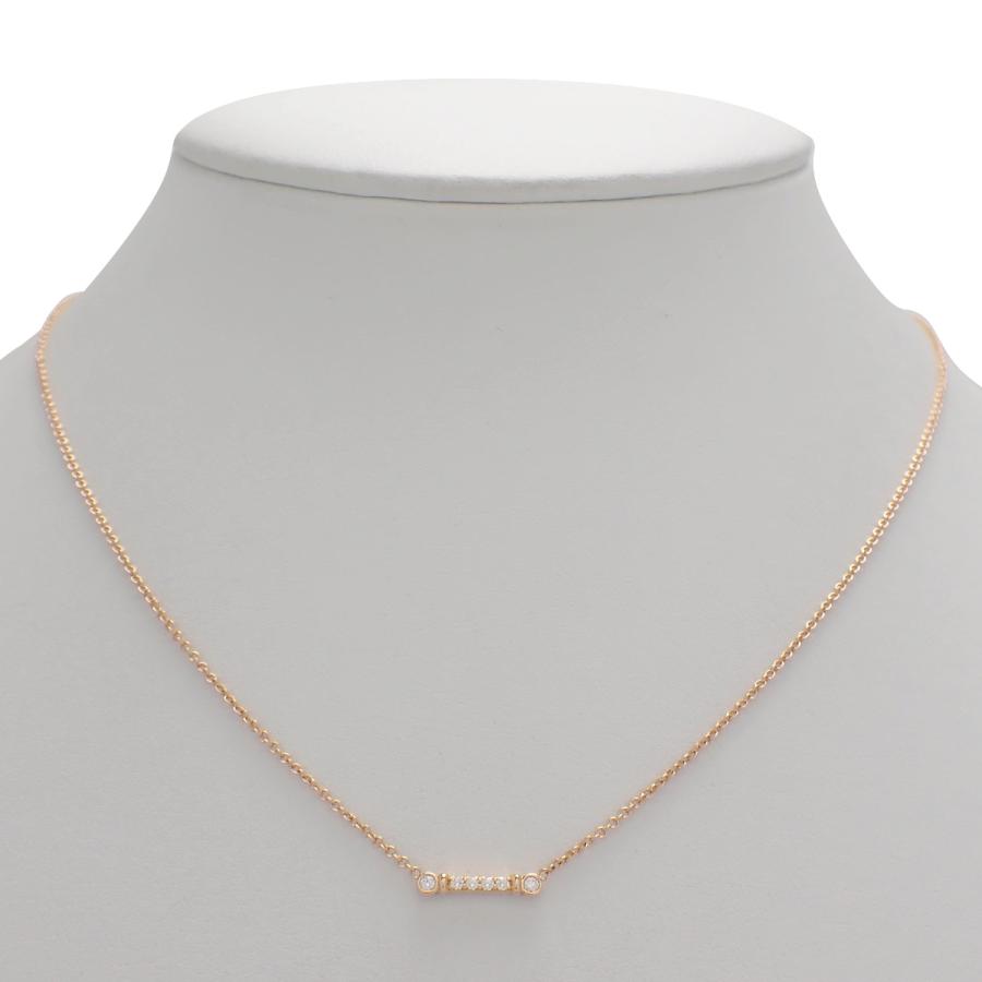 TIFFANY&Co.(ティファニー) フルール ド リスキー バー ペンダント ダイヤモンド K18PG 1.8g ネックレス 40802184225【アラモード】_2