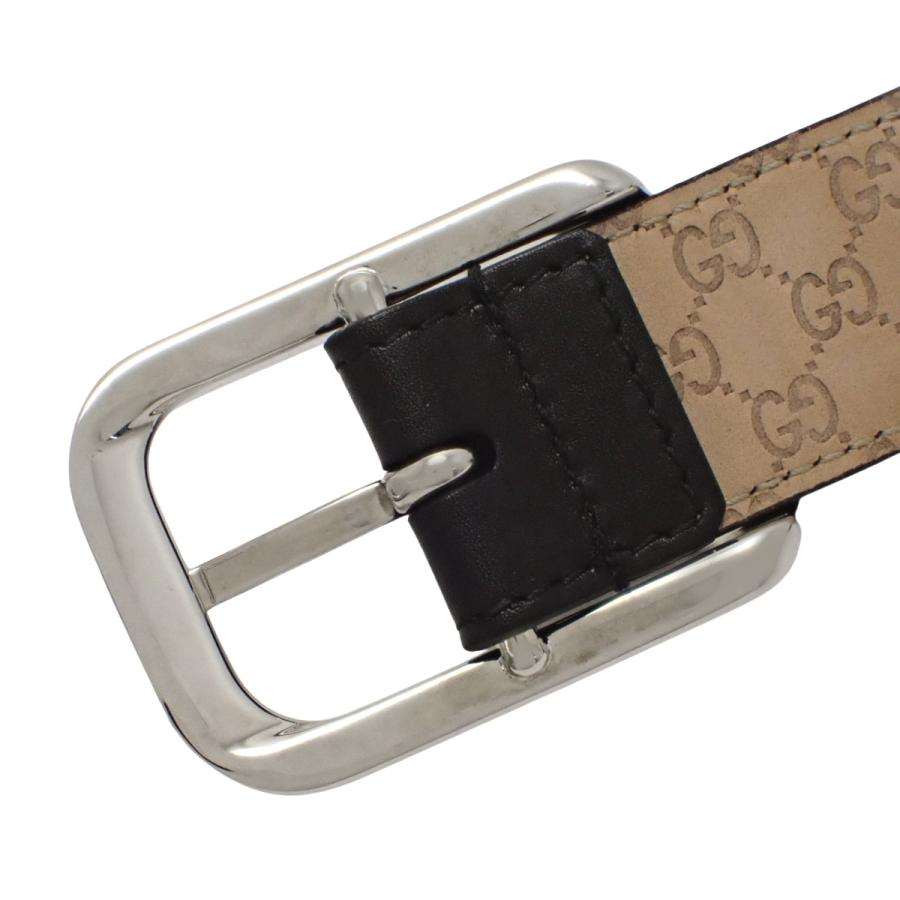 GUCCI（グッチ） マイクログッチ ベルト 小物 85・34 レザー ブラック
