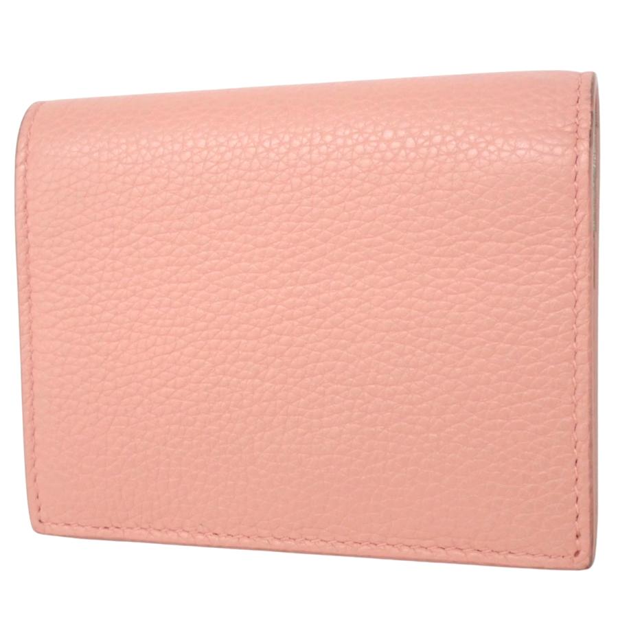 PRADA(プラダ) 二つ折り財布 コンパクトウォレット レザー ピンク ゴールド金具 1MV204 レディース 40802185335【中古】【アラモード】 | PRADA | 01