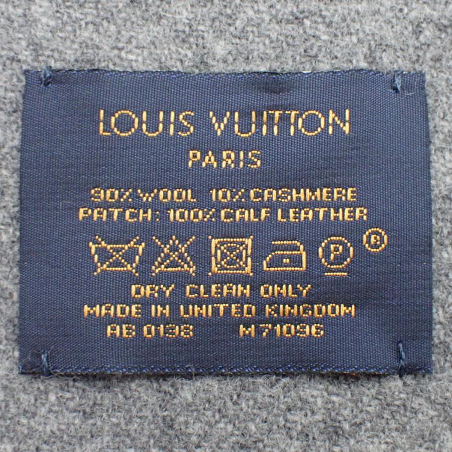 LOUIS VUITTON(ルイ・ヴィトン) エシャルプ・シティ・アルプス マフラー ウール ブラック黒 グレー M71096 40802185344【アラモード】_3
