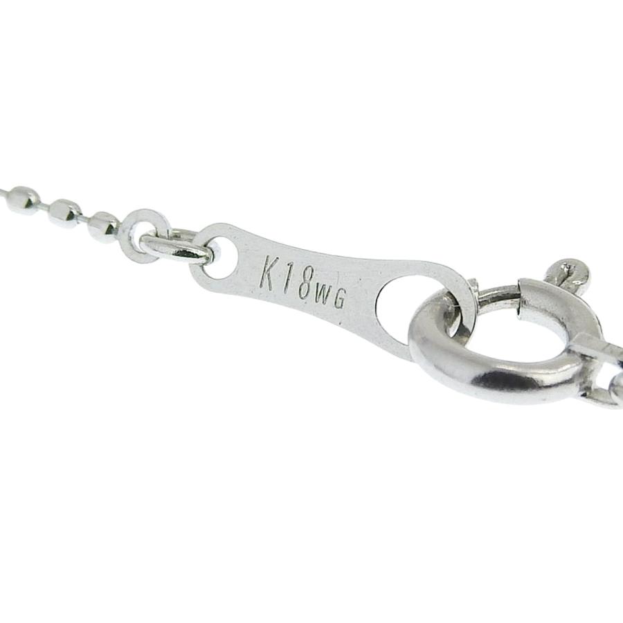 D0.50 ハートダイヤモンド ネックレス ホワイトゴールド K18WG 3.5g ネックレス ジュエリー シルバー 40802185685【アラモード】 |  | 04