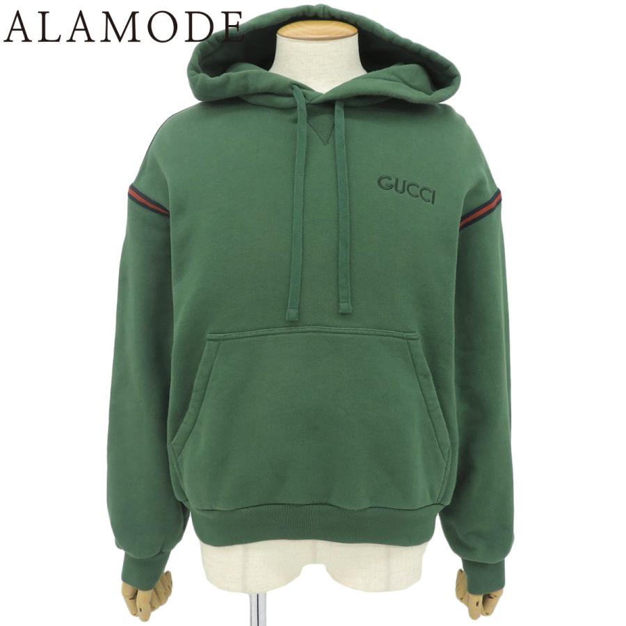 GUCCI シェリーライン ロゴ GG パーカー フーディー レディース グッチ GUCCI（グッチ） シェリーライン 刺繍 ロゴ フーディー スウェット