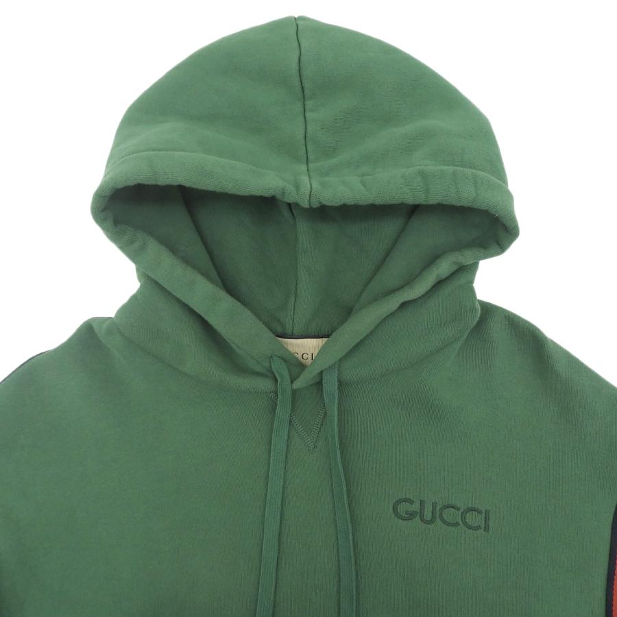 GUCCI シェリーライン ロゴ GG パーカー フーディー レディース グッチ GUCCI（グッチ） シェリーライン 刺繍 ロゴ フーディー スウェット