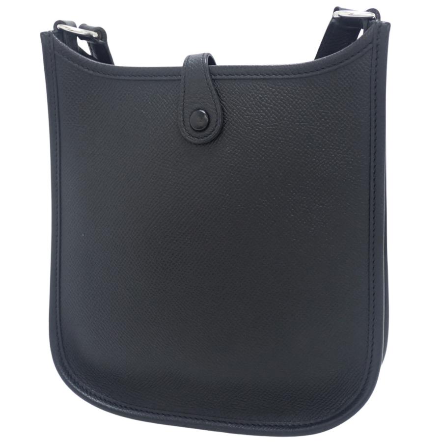 HERMES（エルメス） エヴリンTPM ブラック黒 エプソン シルバー金具 I