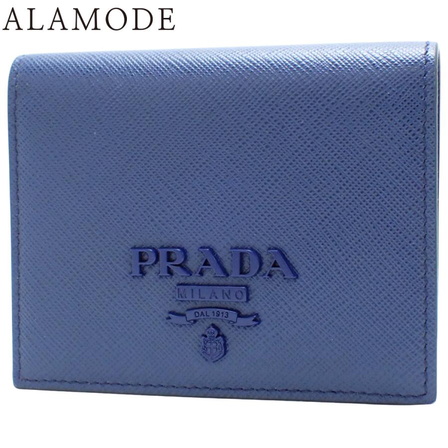 momo　PRADA　プラダ　折り財布　コンパクト PRADA（プラダ） 二つ折り財布 コンパクトウォレット 2つ折り 小物