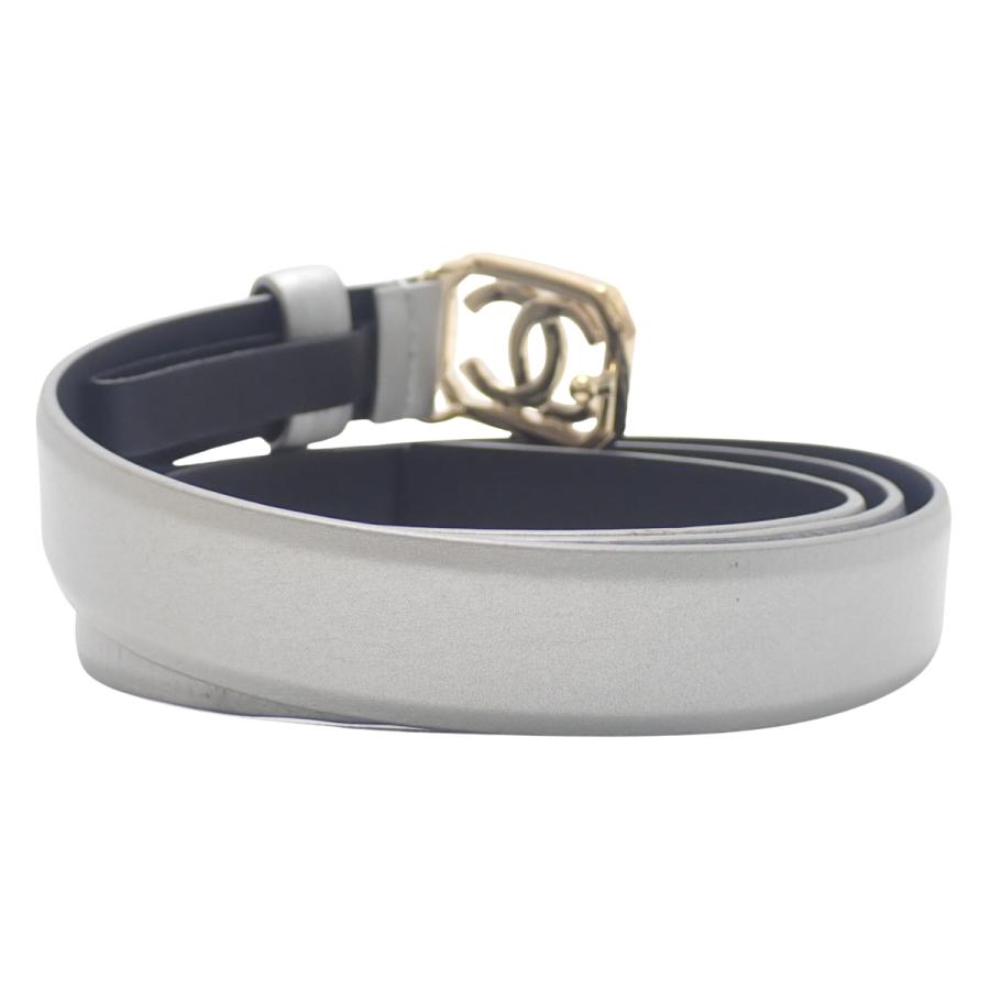 CHANEL（シャネル） ココマーク ベルト 80/32 メタル GP フェイク