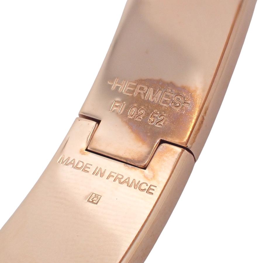 HERMES（エルメス） クリックH PM メタル(GP) エナメル バングル H