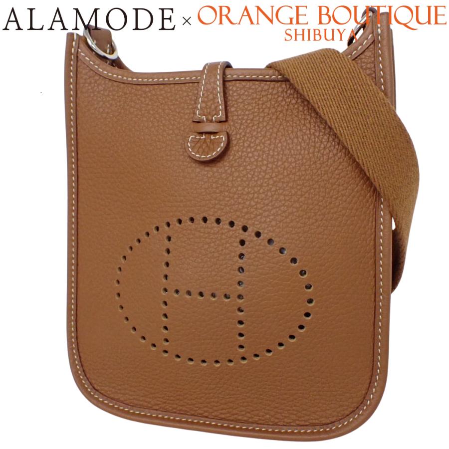HERMES（エルメス） エヴリン アマゾンTPM ゴールド ブラウン茶 