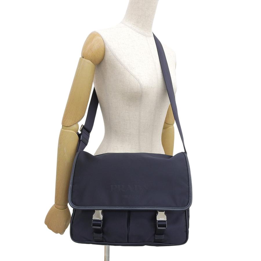 PRADA(プラダ) メッセンジャーバッグ ショルダーバッグ 肩掛け 斜め掛け ナイロン ネイビー紺 VA0768 40802187325【アラモード】_2