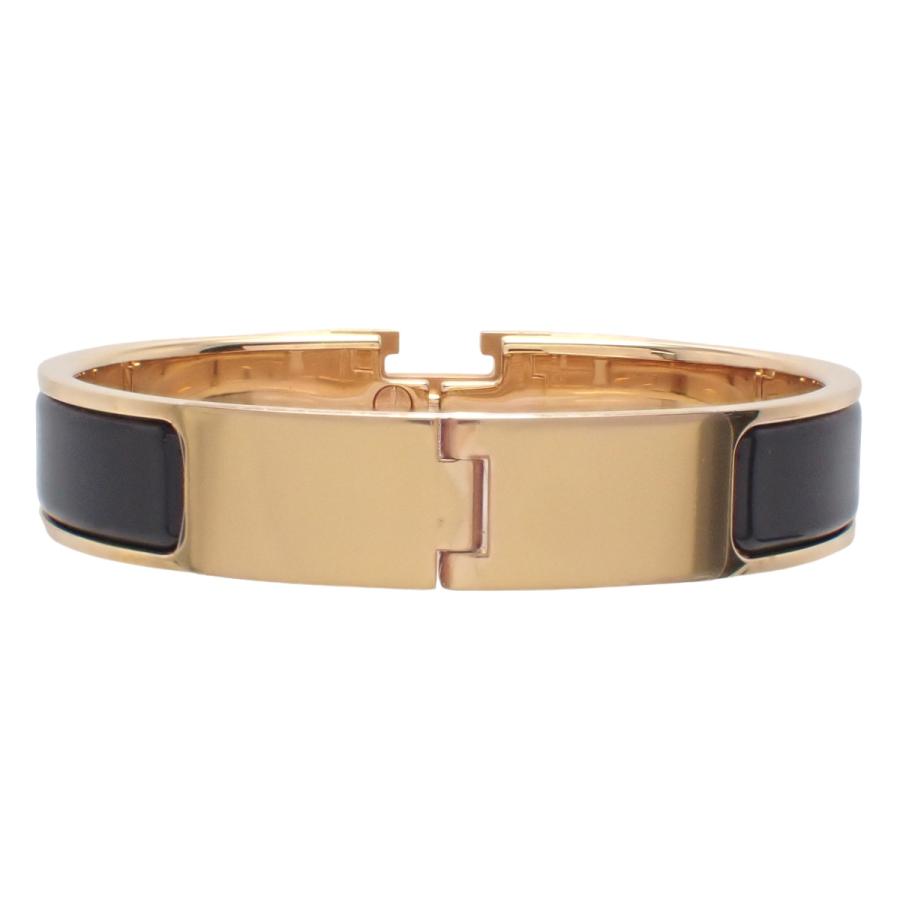 HERMES（エルメス） クリックH PM メタル(GP) エナメル バングル H