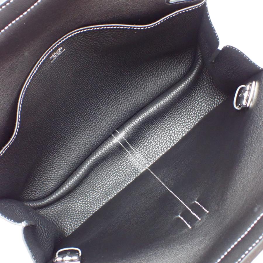 HERMES（エルメス） アルザン31 ブラック黒 トリヨン シルバー金具 X 