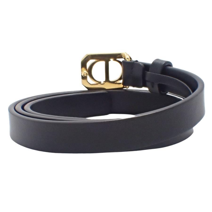 Christian Dior(クリスチャン・ディオール) CDロゴ ベルト ベルト アパレル ファッション小物 服飾小物 ラインストーン 70 レザー ゴールド金 ブラック黒 レディース 40802187964【中古】【アラモード】 Christian Dior(クリスチャン・ディオール) CDロゴ ベルト ライン