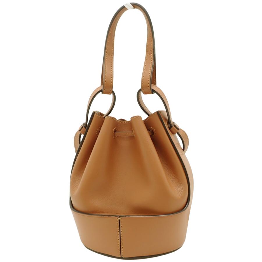 LOEWE(ロエベ) バルーンバッグ ミニ ハンドバッグ ショルダー 肩掛け アナグラム レザー ブラウン茶 A710P18X01 40802188346【アラモード】の画像