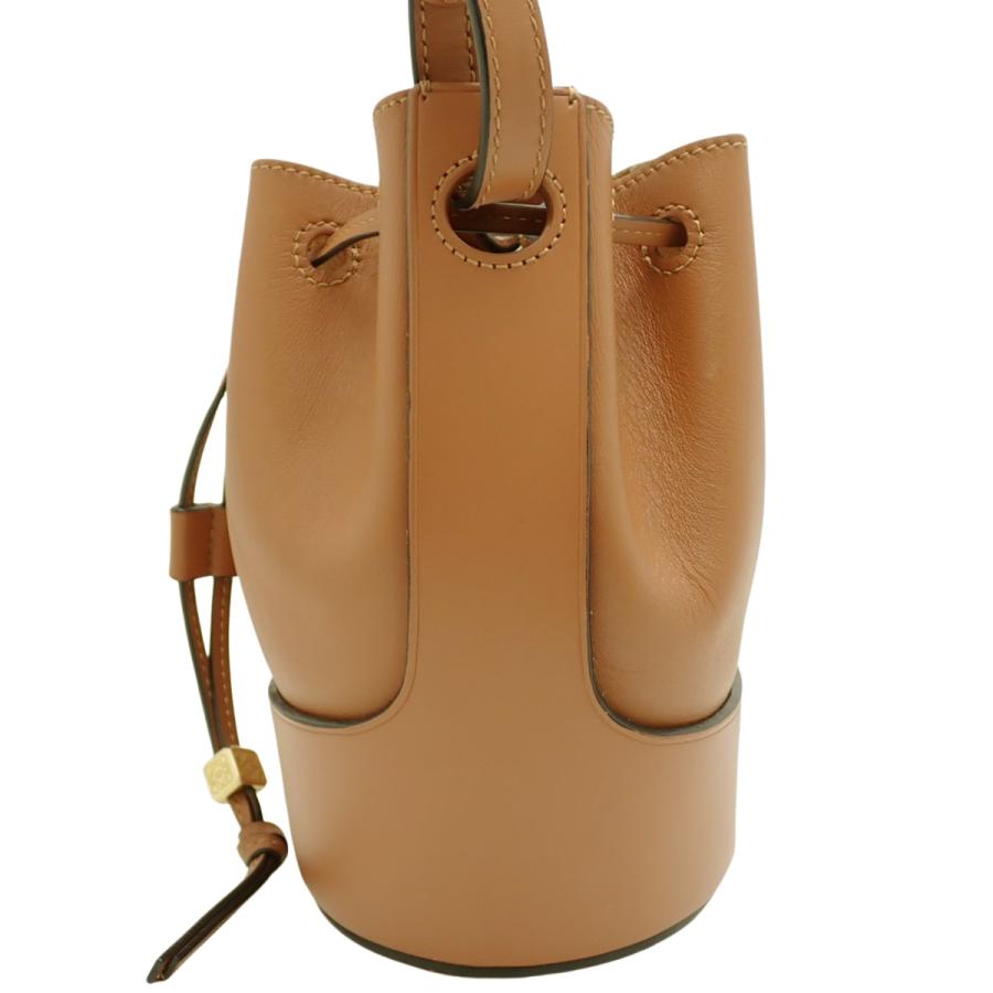 LOEWE(ロエベ) バルーンバッグ ミニ ハンドバッグ ショルダー 肩掛け アナグラム レザー ブラウン茶 A710P18X01 40802188346【アラモード】の画像