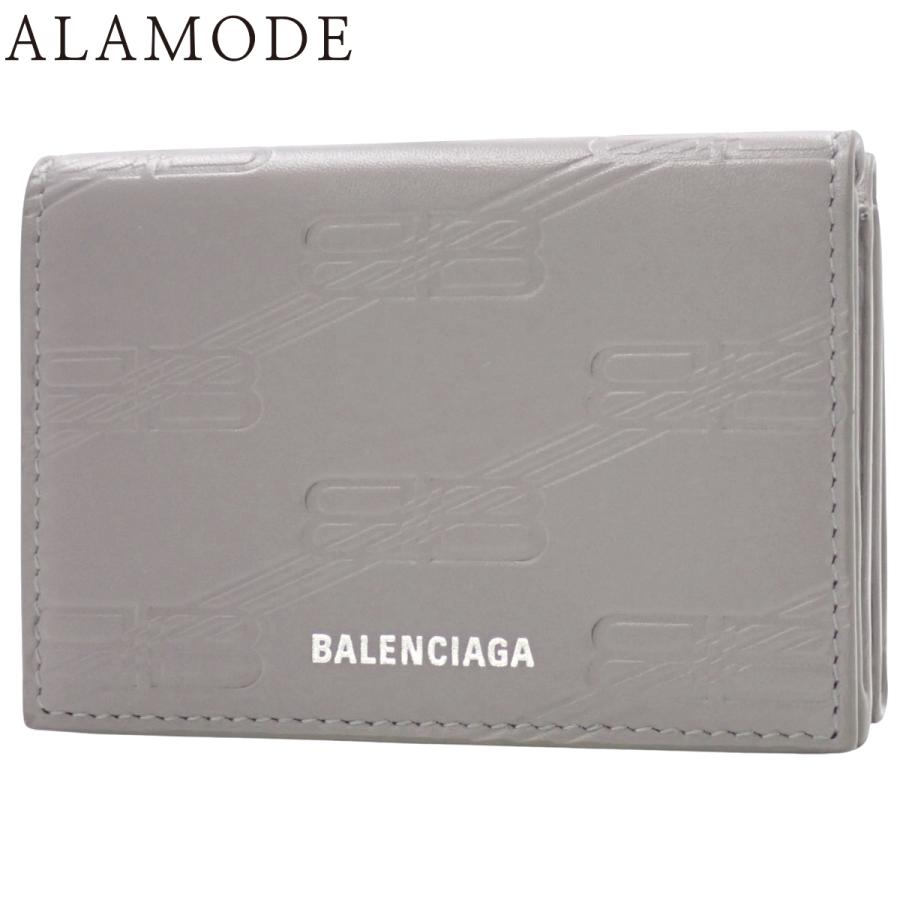 BALENCIAGA 三つ折り財布　BBロゴ BALENCIAGA（バレンシアガ） BBモノグラム ウォレット コンパクト