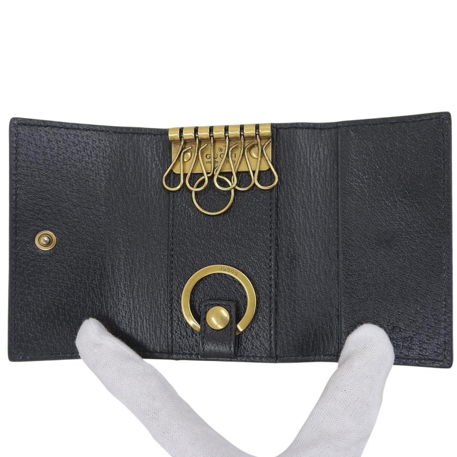 GUCCI（グッチ） GGマーモント 6連キーケース キーリング 六連 ダブルG