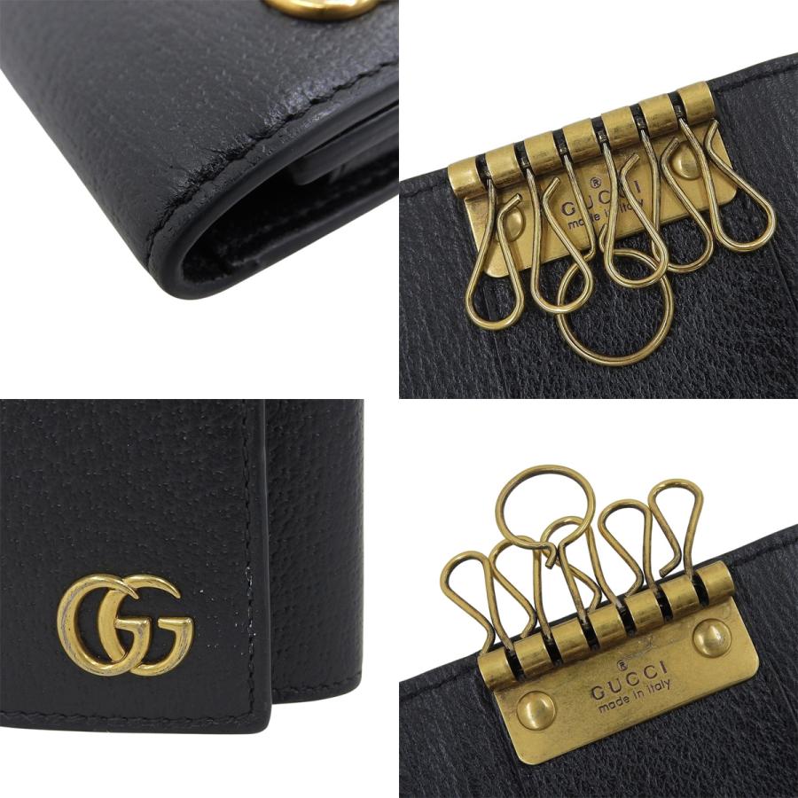 GUCCI（グッチ） GGマーモント 6連キーケース キーリング 六連 ダブルG
