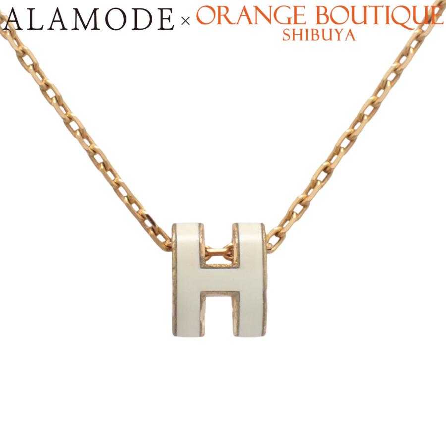 HERMES（エルメス） ミニ・ポップ H ペンダント メタル(GP) ネックレス