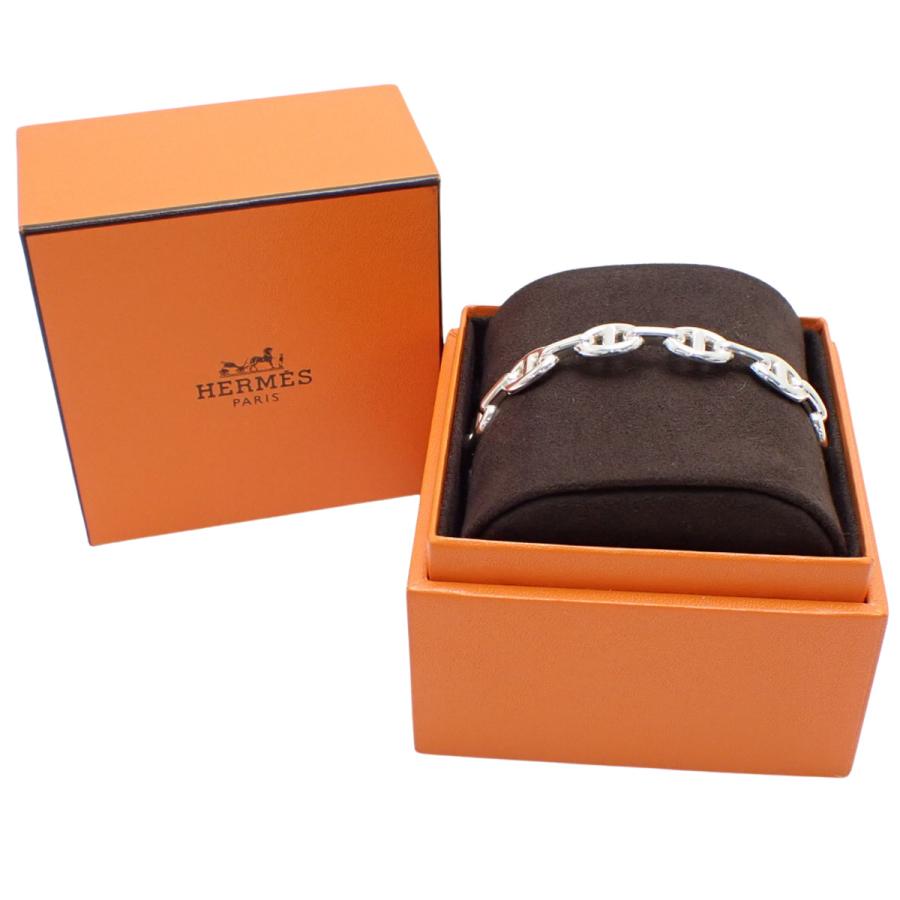 HERMES エルメス シェーヌダンクル バングル アンシェネ LG HERMES（エルメス） シェーヌダンクル アンシェネ シルバー SV925 LG