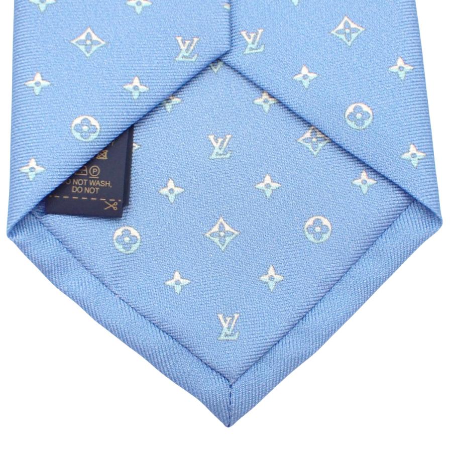 LOUIS VUITTON(ルイ・ヴィトン) ネクタイ･LV デュアル 8CM ネクタイ 紳士服 スーツ ファッション 小物 S シルク ブルー ライトブルー水色 M79430 メンズ 40802190369【中古】【アラモード】 LOUIS VUITTON(ルイ・ヴィトン) ネクタイ・LV デュアル 8CM 紳士服