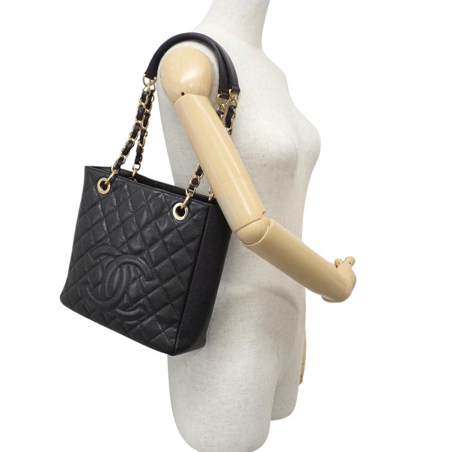 CHANEL(シャネル) マトラッセ PST バッグ トート チェーンショルダー キャビアスキン ブラック A20994 40802190406【アラモード】_2