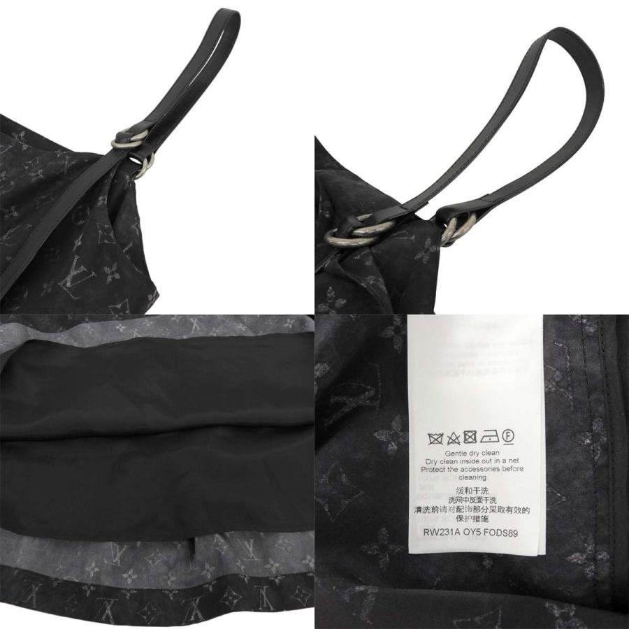 LOUIS VUITTON(ルイ・ヴィトン) モノグラム ワンピース 2023年 アパレル RW231A シルク ブラック黒 40802190560【アラモード】の画像