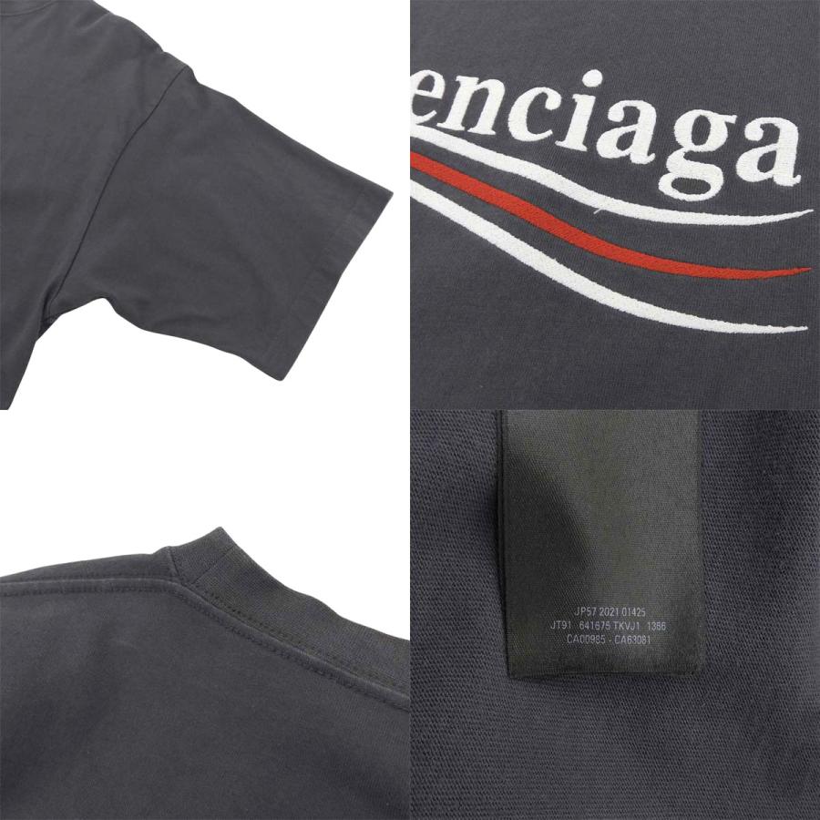 【確実正規品】BALENCIAGA キャンペーンロゴ Tシャツ BALENCIAGA（バレンシアガ） ポリティカルキャンペーン Tシャツ 2021年