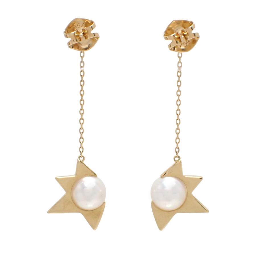 TASAKI タサキ コメットプラス パールピアス 極美品 本物保証 TASAKI(タサキ) コメット プラス パールピアス アコヤパール 真珠 E