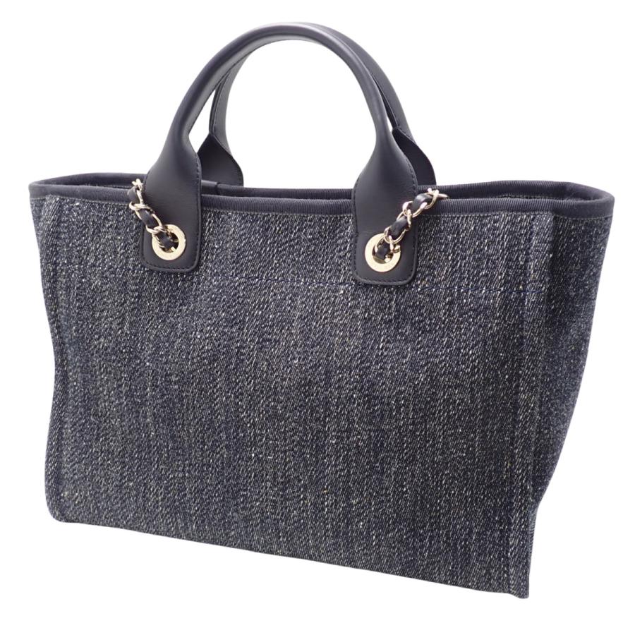 CHANEL（シャネル） ドーヴィル ショッピング バッグ トート チェーン